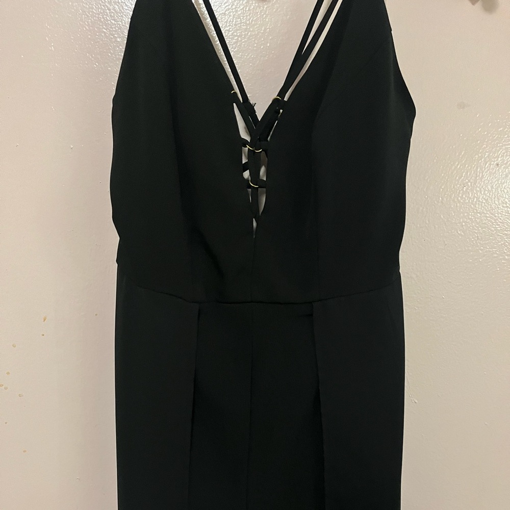 Black maxi skirt with shorts